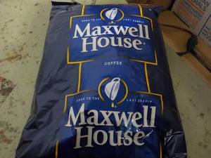 lot 260 image: 4 lb. Bag Maxwell House Whole Coffe...