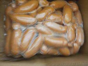 lot 273 image: 11 lb. Frozen Bag Knockwurst ...
