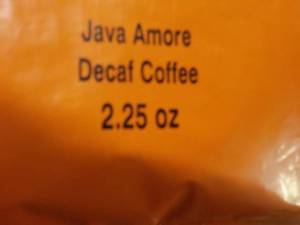 lot 308 image: Case of Java Amore 2.25 oz Bags Dec...