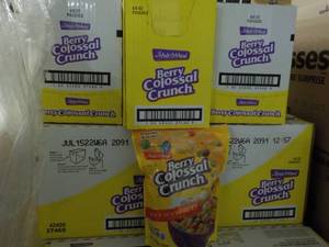 lot 332 image: 5 Boxes Malt O Meal Berry Colossal ...