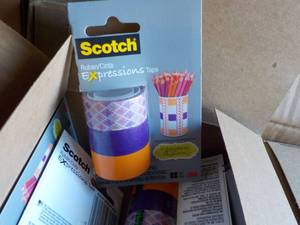 lot 361 image: Case of 36 - 3 roll PKgs Scotch Exp...