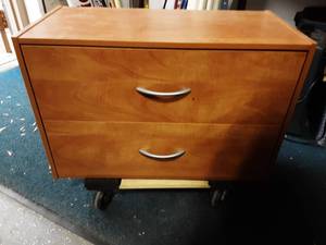 lot 36 image: 2-Drawer Cabinet 24x12x16