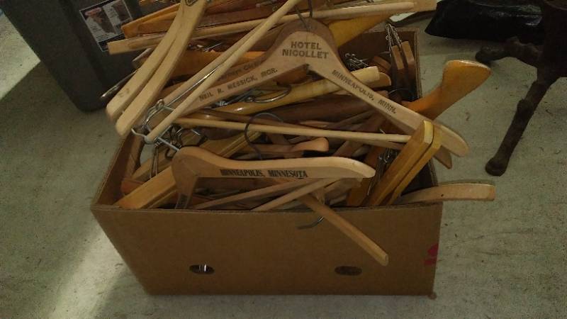 lot 31 image: Wood Hangers -Dozens