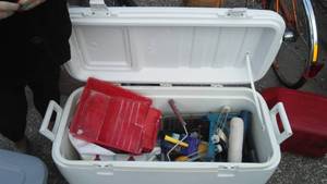 lot 649 image: Igloo Cooler with Contents.