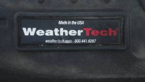 lot 606 image: Weather Tech Auto Floor Mats