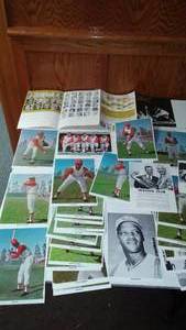 lot 207 image: Cleveland Indians Photographs 1967 And Yearbook.