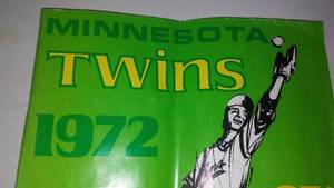 lot 208 image: 1972 MN Twins Program.