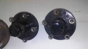 lot 223 image: (3) Wheel Hubs (3 Sizes)