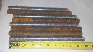 lot 224 image: Hilti Threaded 10 In. Bolts