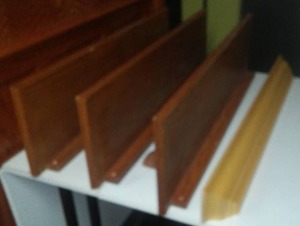 lot 240 image: (4) Wood Shelving