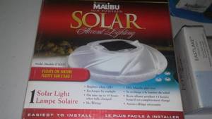 lot 242 image: Bathroom & Solar Post Cap. -NEW.
