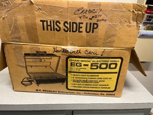 model  EG-500 Charbroil  Electric Grill
