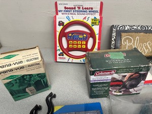 box full of Gift stuff & Home decor