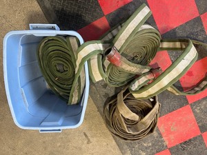 tote of water hoses