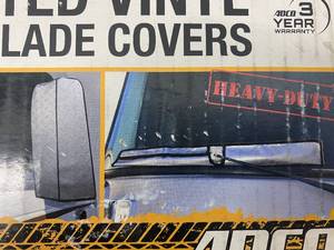 lot 65 image: ADCO Diamond Plated Vinyl Mirror & Wiper Blade Covers
