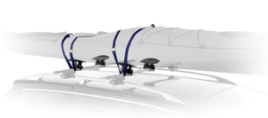 lot 74 image: THULE 881 Top Deck Rooftop Kayak Carrier, Black