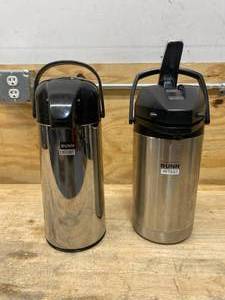 lot 90 image: BUNN Lot of 2- Coffee Thermoses