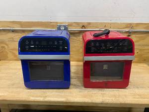 lot 93 image: TODD ENGLISH Lot of 2- 12-Quart Digital Air Fryer Ovens