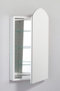 lot 28 image: ROBERN PLM2034WBARE White 30 X 19 Single Door Right Handed Medicine Cabinet