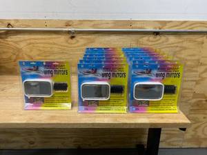 lot 33 image: CIPA Lot of 15-  11121 PWC Sport Universal 3.5 x 5.375 Wing Mirrors (White)