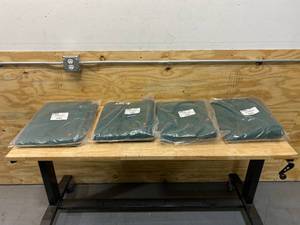 lot 38 image: SHADEMATE Lot of 4- Bimini Top Sunbrella Fabric Boat Shade & Boot Forest Green, OV80236AF