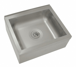 lot 127 image: ADVANCE TABCO- Stainless Steel Mop Sink