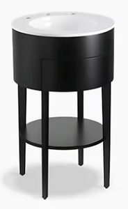 lot 133 image: KOHLER Camber Petite bathroom vanity cabinet  K-3002-F2 in Black Forest (vanity only)