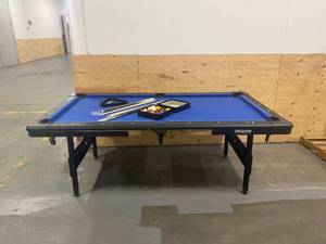 lot 150 image: GOSPORTS 7 Pool Table- Foldable Design