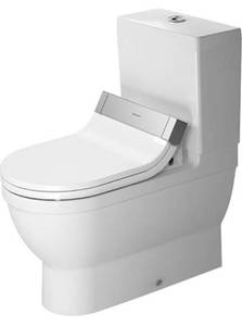 lot 153 image: DURAVIT 2141590092 Starck 3 Toilet Close-Coupled Washdown Model Without CisternTank