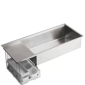 lot 148 image: Kohler under-mount single bowl wet surface area kitchen sink