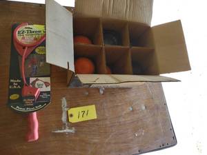 Clay Pigeons & Thrower...