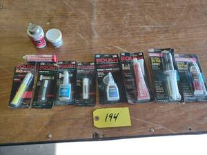 Assorted Adhesives...
