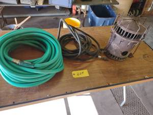 LP Heater & Garden Hose...