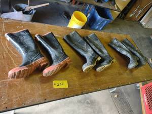 (3) Pairs Mud Boots, 9, 11, & 11...