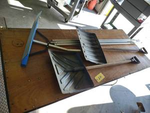 Roof Rake & Snow Shovels...