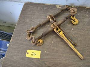 (2) 516-38 Ratchet Chain Binders...