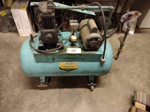 Century Air Compressor, 1 hp, 115 V...