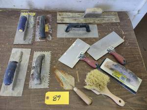 Assorted Cement & Tile Tools...