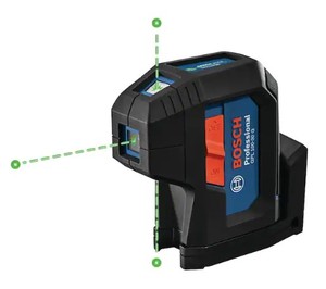 Bosch 125 ft. Green 3-Point Self-Leveling Laser with VisiMax Technology, Missing Mount, and Hard Carrying Case, GPL100-30G, Works - SOLD AS IS