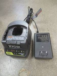 RYOBI ONE 18V Lithium-Ion Charger, P118B, Works - SOLD AS IS