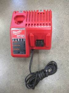 Milwaukee M12 and M18 12-Volt18-Volt Lithium-Ion Multi-Voltage Battery Charger Model# 48-59-1812, Works - SOLD AS IS