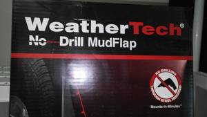 WeatherTech Mudflap 110031. Product Front Mudflap