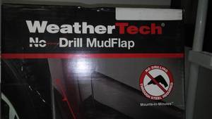 WeatherTech Mudflap 110039. Product Front Mudflap