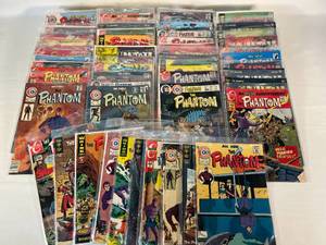 lot 65 image: marvelous The Phantom comic book collection (50) in sleeves - great condition