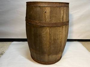 lot 83 image: reinforced wooden barrel