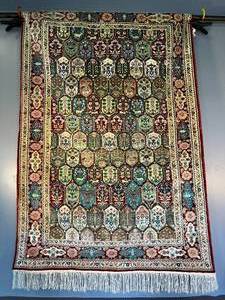 lot 87 image: beautiful vintage Chinese oriental rug - silk