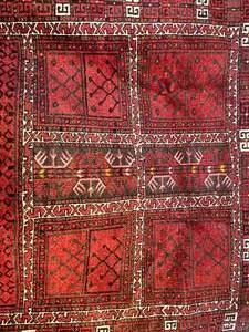 lot 88 image: antique Turkomen oriental rug