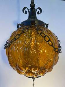 lot 98 image: fabulous MCM pendant light