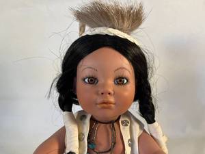 lot 21 image: Claire Marie porcelain doll