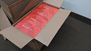 lot 33 image: Lot of 8x MAXX 2 AUDIO Outdoor TWS Bluetooth Speakers - Red NEW